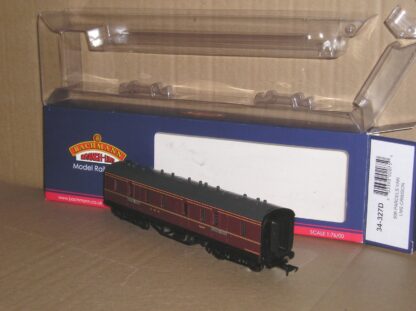 BC0606 Bachmann 34-327D LMS 50' Parcels Van, crimson, excellent used boxed.