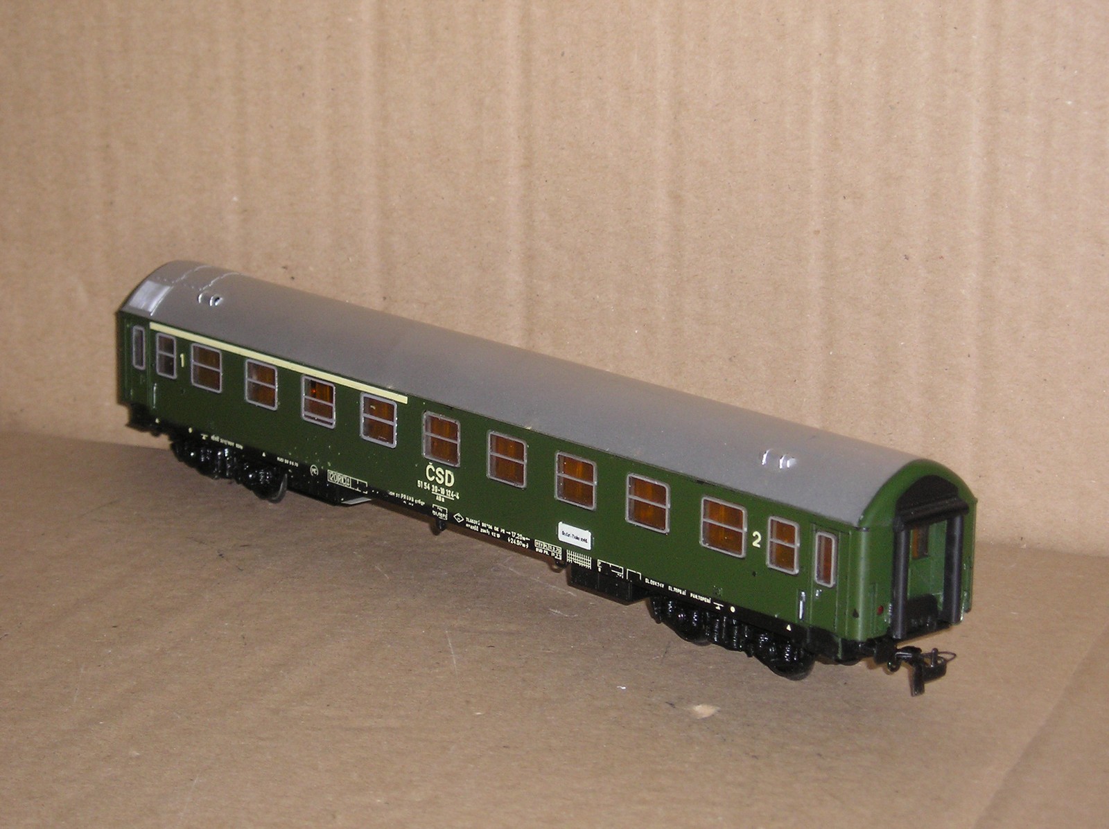 EC0160ub Schicht Czech CSD ABa 1st/2nd class coach good used unboxed ...