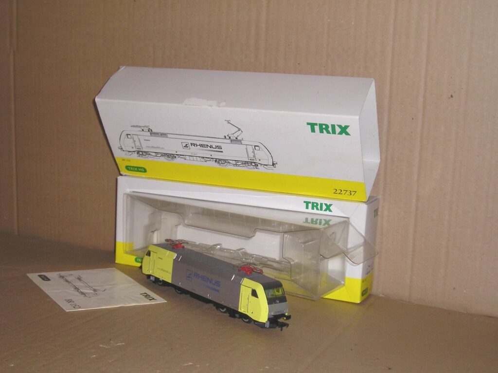 EL0100 Trix 22737 German DB Siemens dispolok Br152 902 Rhenus livery ...