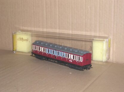 EC0641 "HO" Liliput 298 03? German DR Ruhr 2nd/3rd class coach, excellent used unboxed.