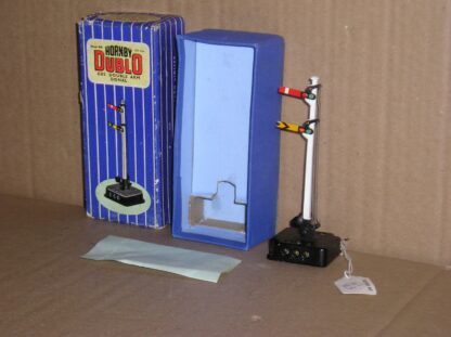 HD0365 Hornby Dublo ED2 twin arm signal electric excellent used boxed.