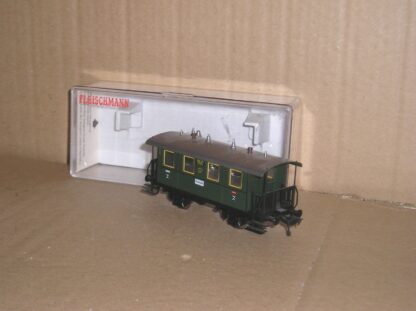 EC0015 Fleischmann German DR 5052 4 wheeled coach, good used boxed.