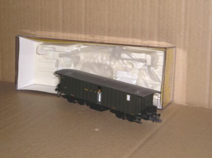 EC0594 Brawa 45051 German DR baggage coach green excellent used part boxed.