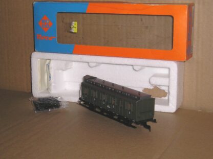 EC0531 Roco 44223A 6 wheel Austria BBO C3 old timer coach, near mint boxed.