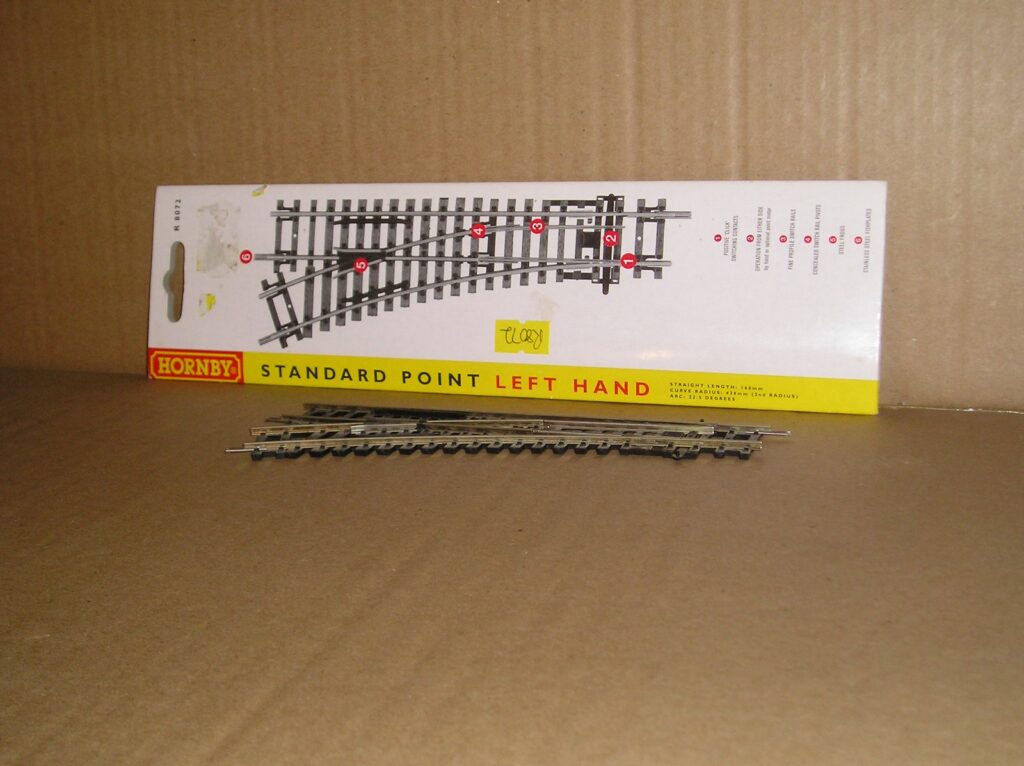 R8072 Hornby packeted Standard Point Left Hand, unused. – Zetland Model ...
