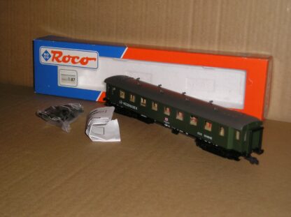 EC0238 Roco 45026 German DB Lü-Messwagen in green excellent/near mint boxed.